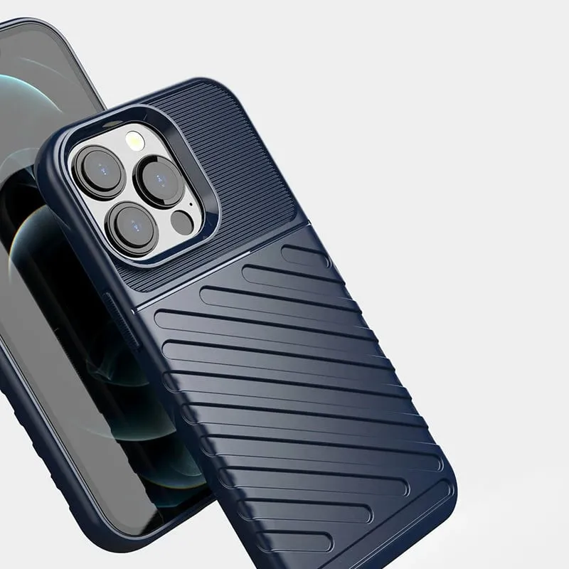Mbështjellës Hurtel Thunder Case për iPhone 13 Pro, TPU, e gjelbër - 9