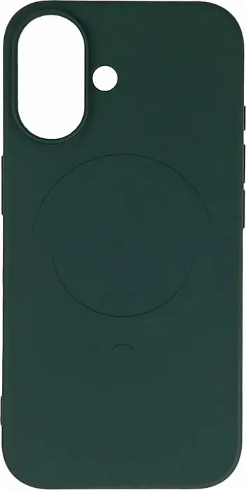 Mbështjellës Hurtel Liquid Silicone me MagSafe për iPhone 16e, Gjelbër