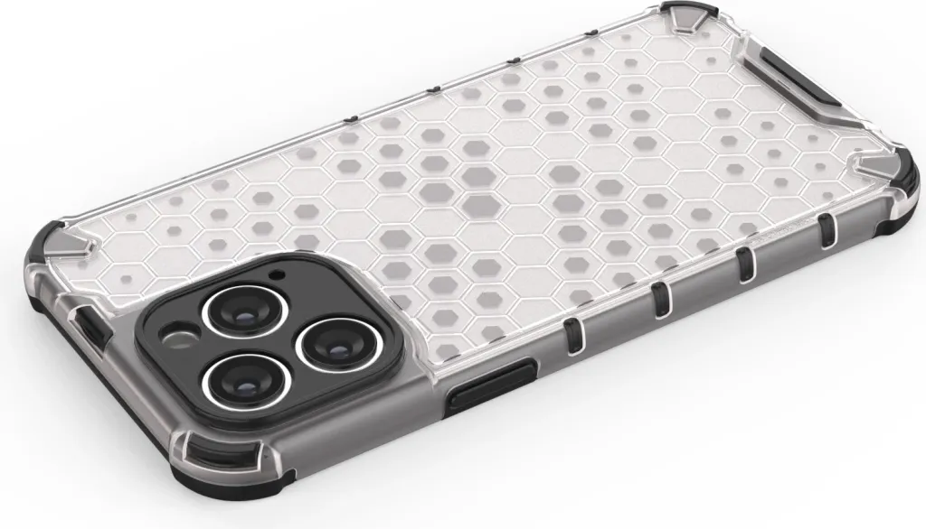 Mbështjellës Hurtel Honeycomb për iPhone 14 Pro, kaltër - 11