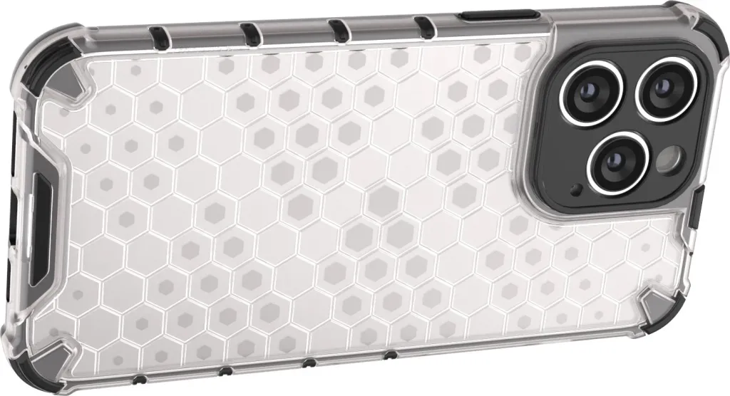Mbështjellës Hurtel Honeycomb për iPhone 14 Pro, kaltër - 15