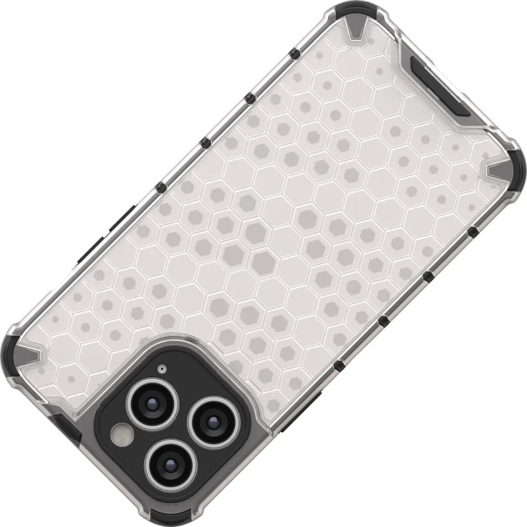 Mbështjellës Hurtel Honeycomb për iPhone 14 Pro, kaltër - 6