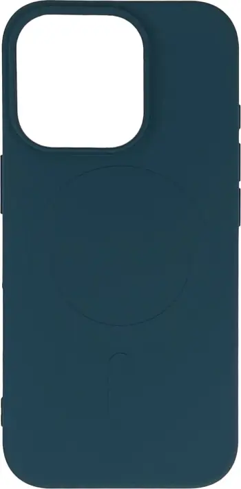 Mbështjellës Hurtel Liquid Silicone Case MagSafe për iPhone 16 Pro, Blu e errët