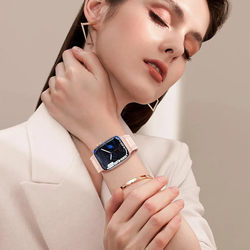 Rrip për Apple Watch Hurtel Strap Triple Protection, 38/40/41mm, i bardhë - 13