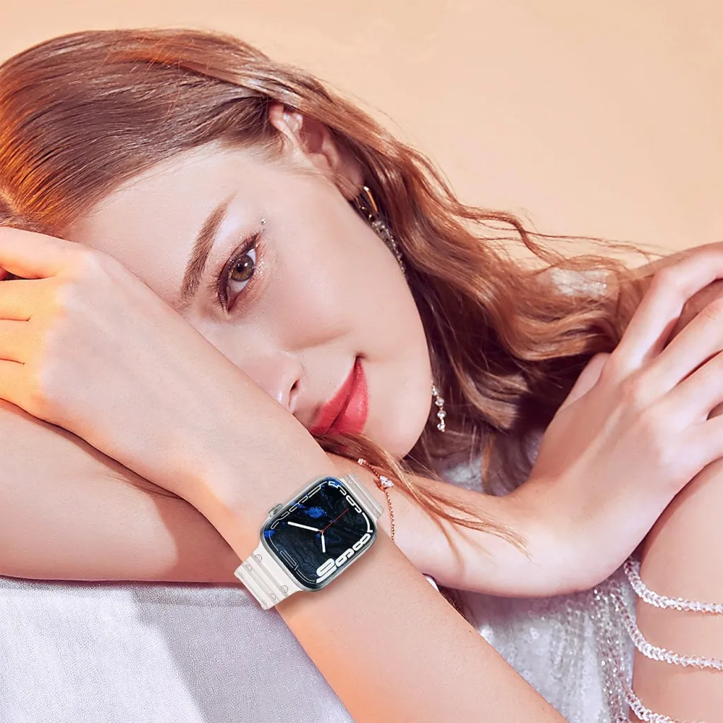 Rrip për Apple Watch Hurtel Strap Triple Protection, 38/40/41mm, i bardhë - 14