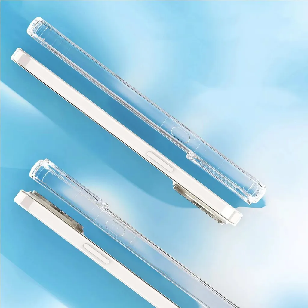 Mbështjellës Hurtel MagSafe Clear Corner Case për iPhone 16 Pro, transparent - 3