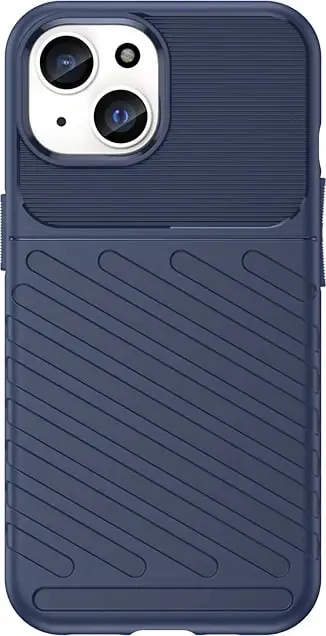 Mbështjellës Hurtel Thunder Case për iPhone 15, TPU, kaltër