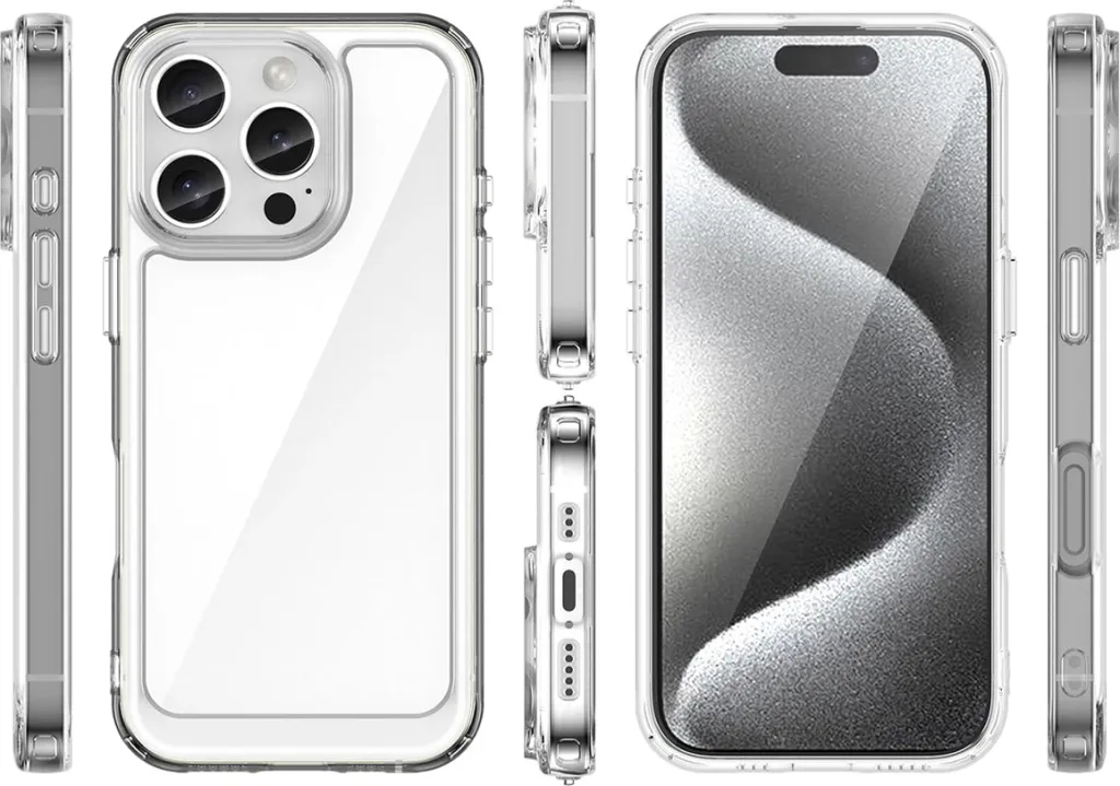 Mbështjellës Hurtel Outer Space Case për iPhone 16 Pro, transparent - 2