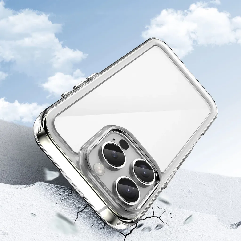 Mbështjellës Hurtel Outer Space Case për iPhone 16 Pro, transparent - 3