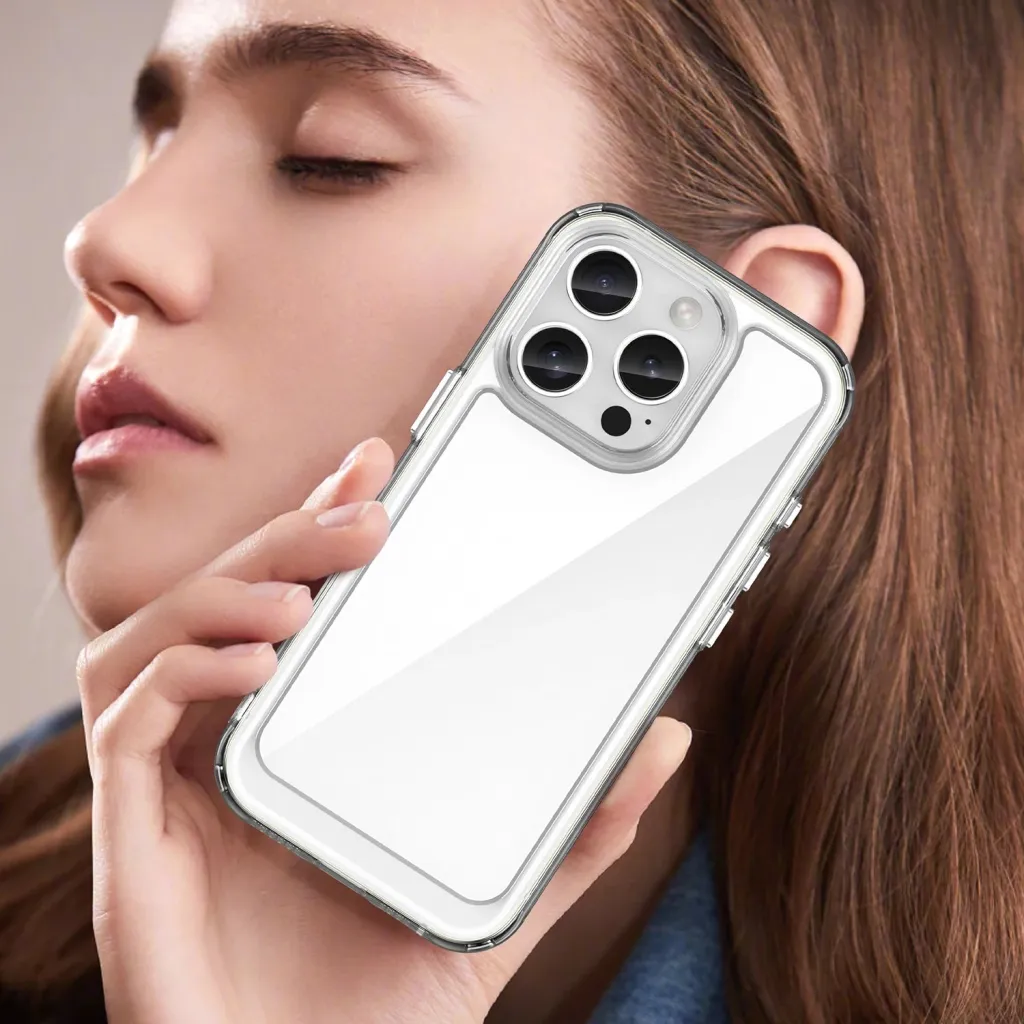 Mbështjellës Hurtel Outer Space Case për iPhone 16 Pro, transparent - 7