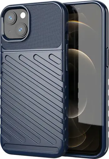 Mbështjellës Hurtel Thunder Case për iPhone 13 mini, TPU, Blu