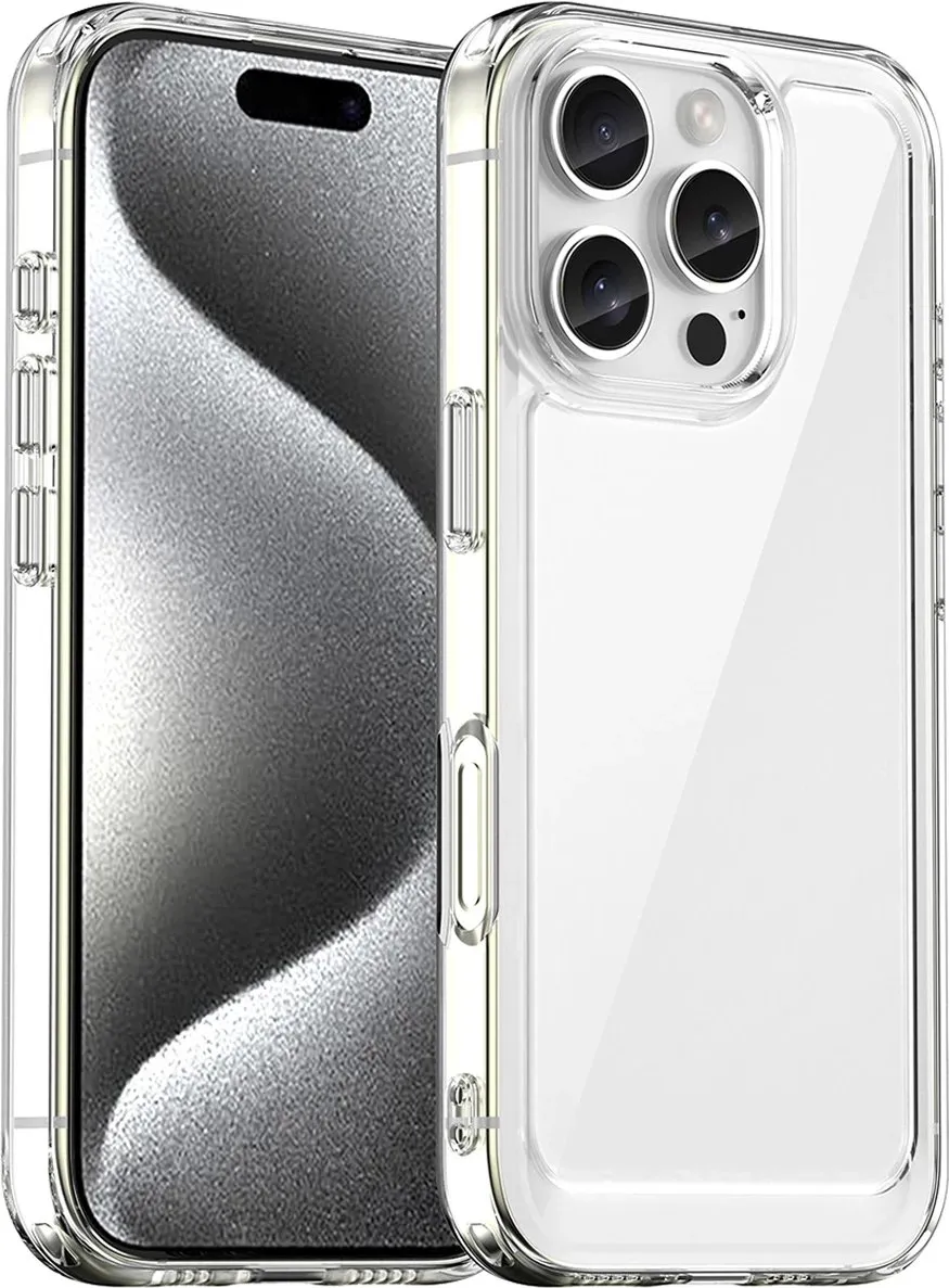 Mbështjellës Hurtel Outer Space Case për iPhone 16 Pro Max, transparent - 1