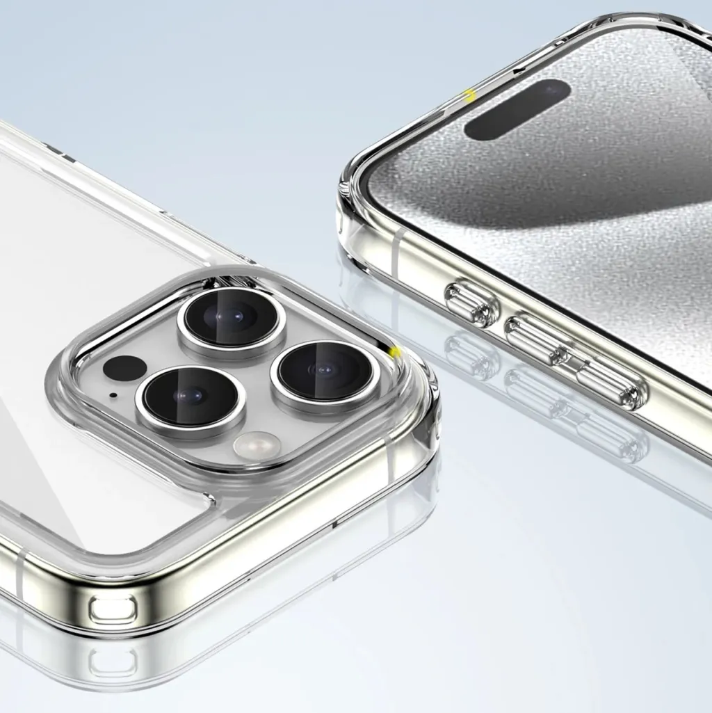 Mbështjellës Hurtel Outer Space Case për iPhone 16 Pro Max, transparent - 7