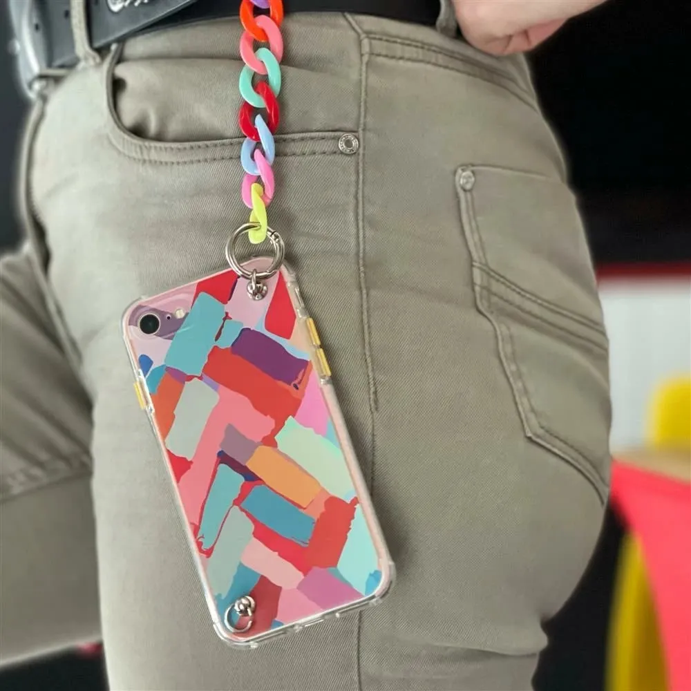 Mbështjellës Hurtel Color Chain Case për iPhone 13 Pro, me varëse zinxhir, shumëngjyrësh - 5
