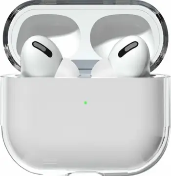 Mbështjellës Hurtel për AirPods 1/2, i fortë, transparent