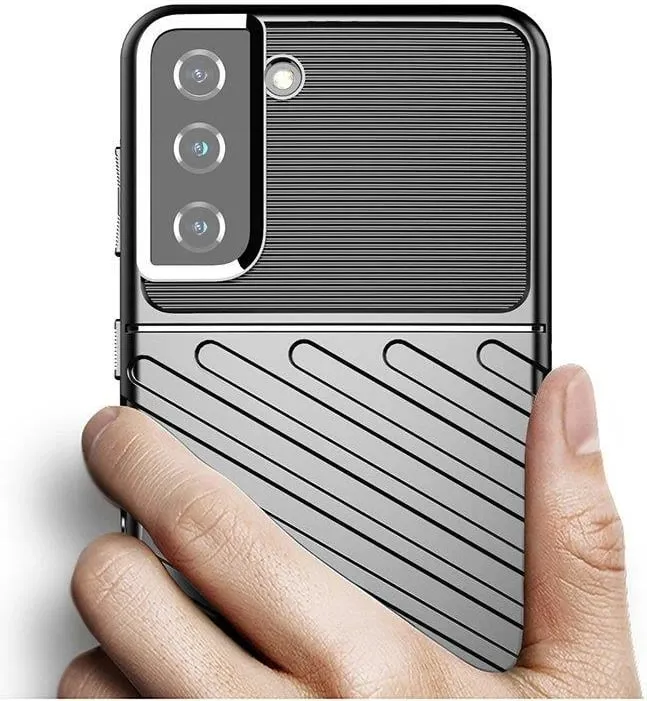 Mbështjellës Hurtel Thunder Case për Samsung Galaxy S22+, i zi - 2
