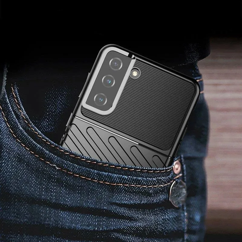 Mbështjellës Hurtel Thunder Case për Samsung Galaxy S22+, i zi - 8