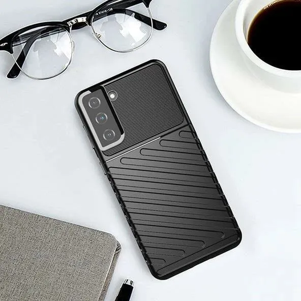 Mbështjellës Hurtel Thunder Case për Samsung Galaxy S22+, i zi - 10