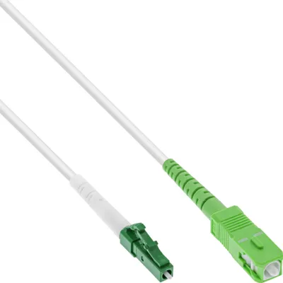 Kabllo optike InLine Fiber Simplex, LC/APC në SC/APC, OS2 9/125µm, 2m - 1