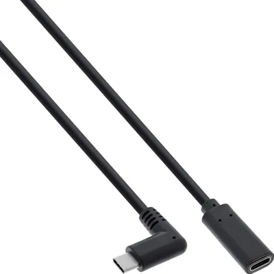 Kabllo USB InLine USB C në USB C, 2 m, USB 3.2 Gen 2, e zezë - 2