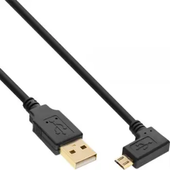 Kabllo InLine, USB-A në microUSB (31720T), 2 m, e zezë