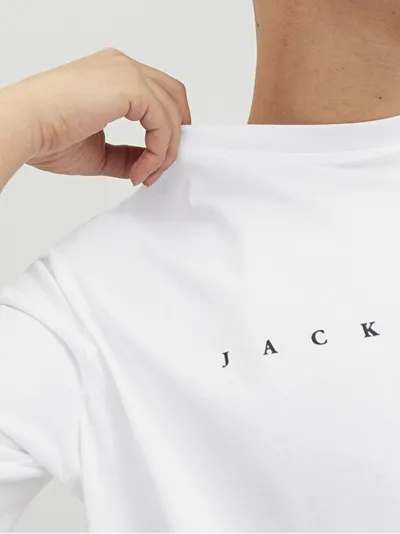 Maicë për Meshkuj Jack & Jones, L, e bardhë - 5