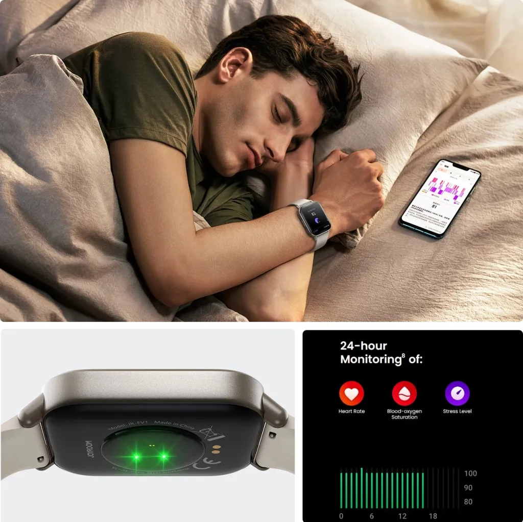 Smartwatch Joyroom Fit-Life JR-FT3S, 1.96", Bluetooth, 340 mAh, Titanium - 13