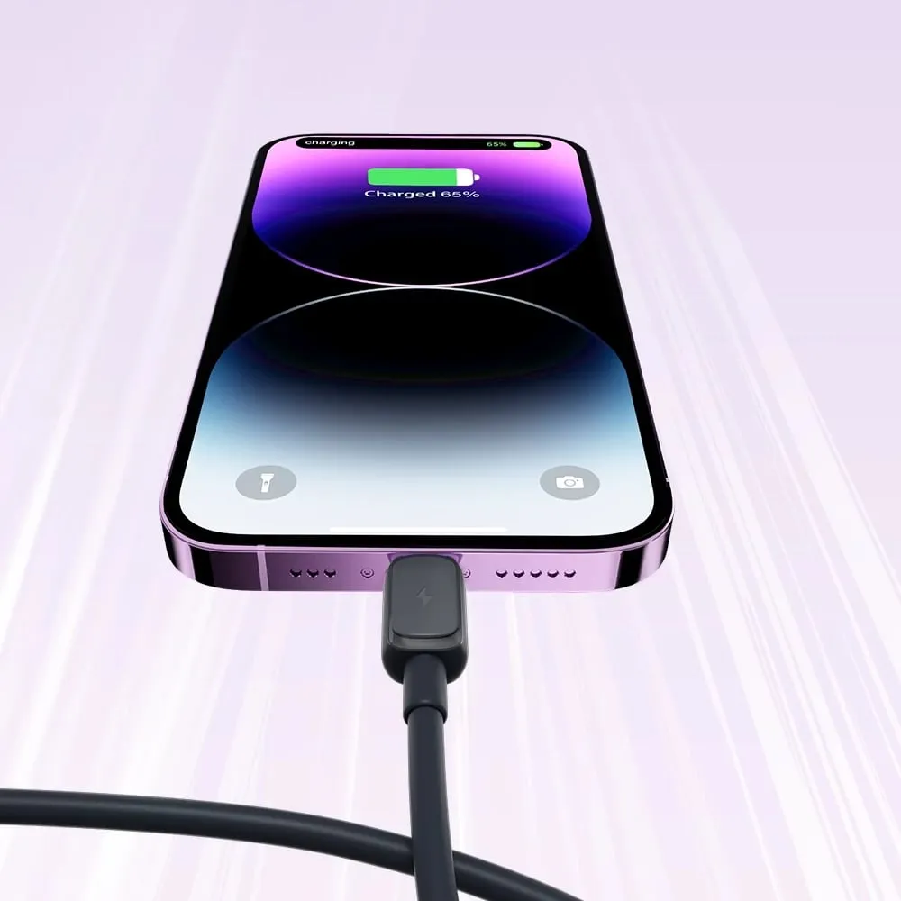 Kabllo Joyroom Multi-Color Series A14, Lightning në USB-A, 2m, 2.4A, e zezë - 11