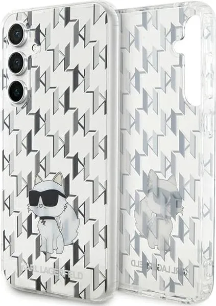 Mbështjellës Karl Lagerfeld Monogram Choupette për Samsung Galaxy S23 FE, Transparent - 1