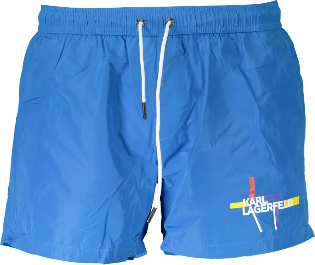 Të poshtme noti për meshkuj KARL LAGERFELD BEACHWEAR, blu e çelët - 1