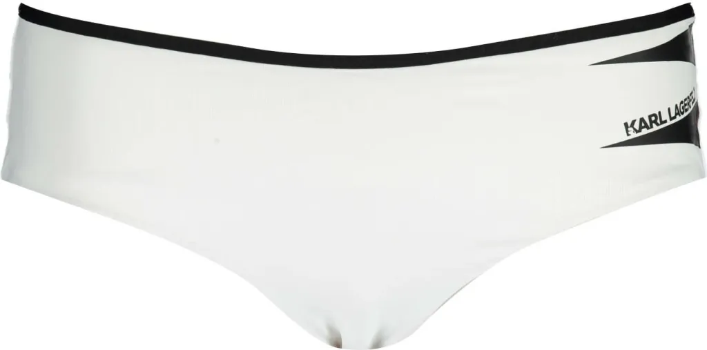 Bikine të poshtme për femra KARL LAGERFELD BEACHWEAR, të bardha - 1