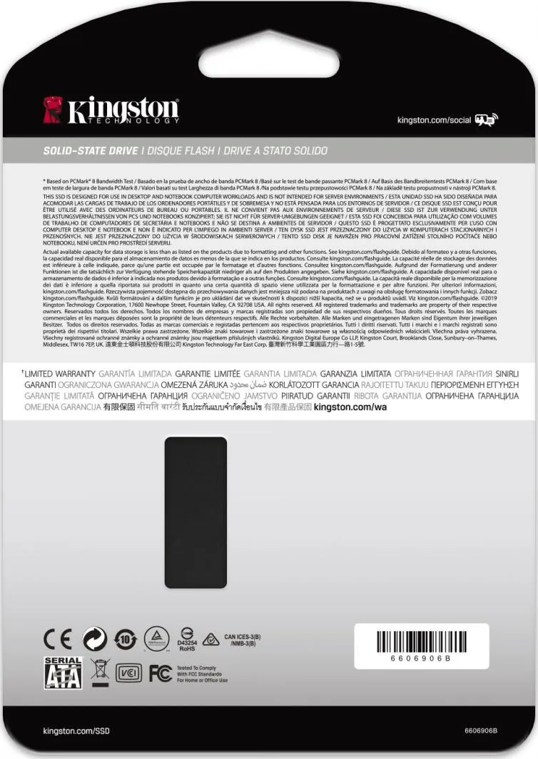 Disk SSD Kingston KC600, 256GB, 2.5" SATA III - 5