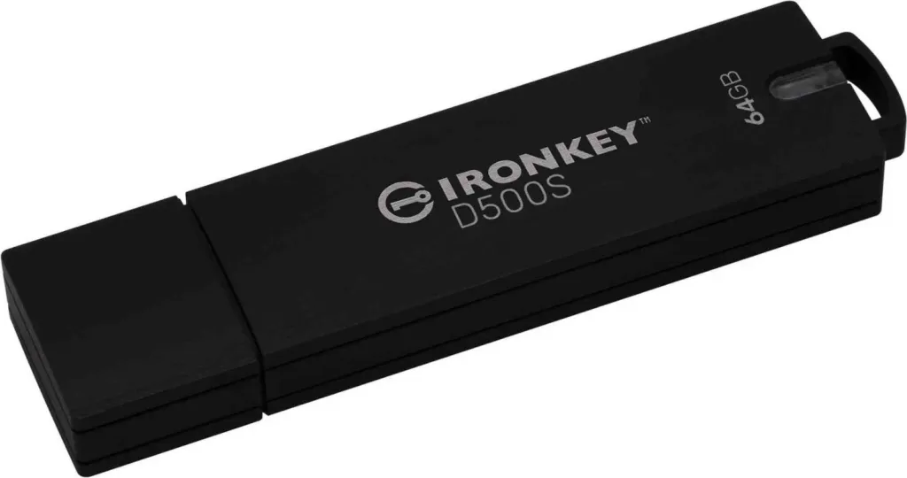 USB Kingston IronKey D500S, 64GB, FIPS 140-3 Level 3, e zi - 1