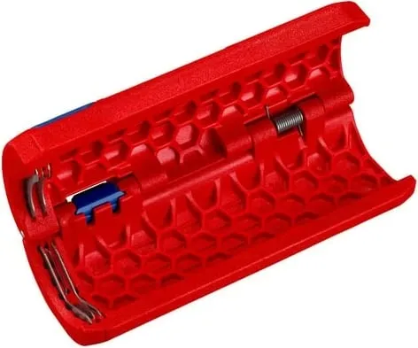 Prerëse tubash Knipex TwistCut, 100mm, plastikë, kuqe/blu - 2