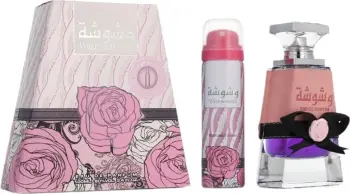 Set Eau de Parfum Lattafa Washwashah, 100ml + deodorant, 50ml