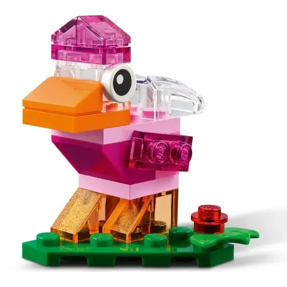 Lodër lego® Classic Creative Transparent Bricks - 12