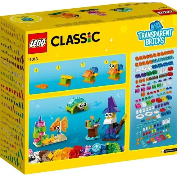 Lodër lego® Classic Creative Transparent Bricks - 5