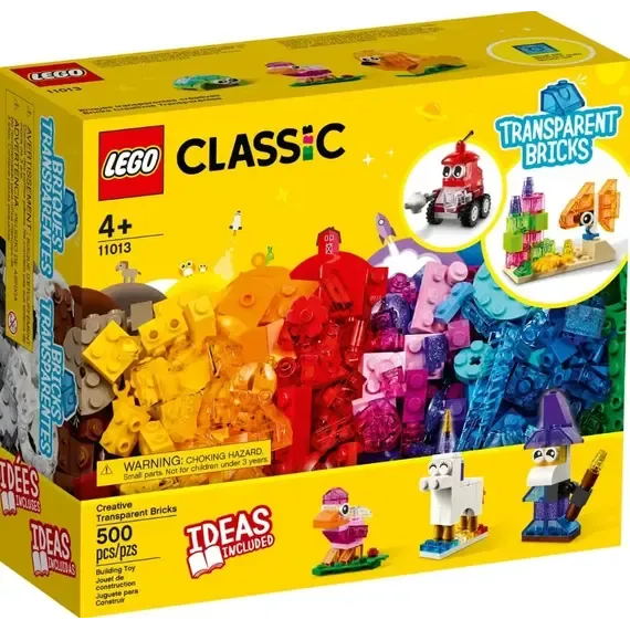 Lodër lego® Classic Creative Transparent Bricks - 9