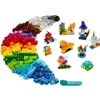 Lodër lego® Classic Creative Transparent Bricks