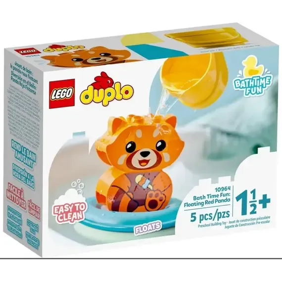Lodër lego® Duplo Bath Time Fun: Floating Red Panda 10964 - 2