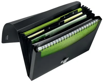 Dosje nënshkrimi Leitz Recycle A4, PP, e zezë - 2