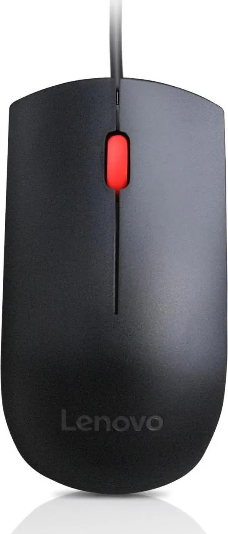 Maus Lenovo Essential, me kabllo, USB, i zi - 1