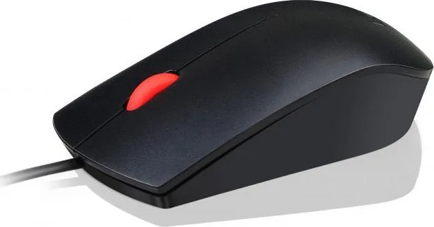 Maus Lenovo Essential, me kabllo, USB, i zi - 2