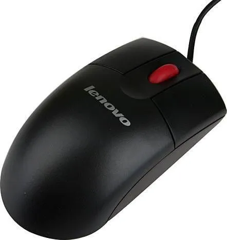 Maus Lenovo Optical, me kabllo, PS/2, USB, i zi - 1