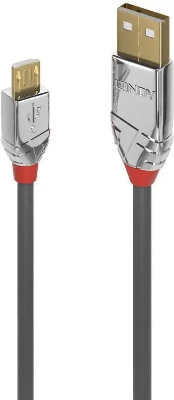 Kabllo Lindy USB A - microUSB 36651, 1m, e hirtë