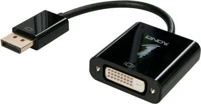 Përshtatës AV Lindy DisplayPort - DVI-D, i zi - 1
