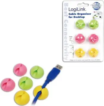 Kabllo mbajtëse LogiLink, 6 copë