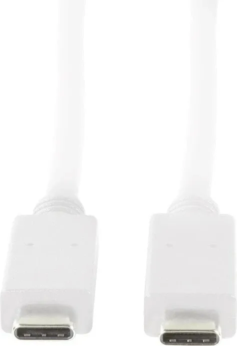 Kabllo karikuese LogiLink, USB-C, 0.5m, i bardhë - 2