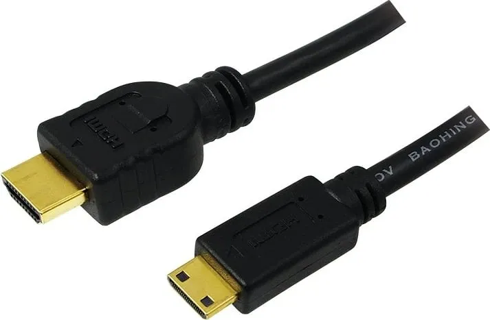 Kabllo HDMI LogiLink CH0023, 2m, HDMI Type A në HDMI Type C, e zezë - 2