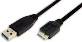 Kabllo USB 3.0 LogiLink 1m, A në Micro-B, e zezë