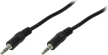 Kabllo miniJack LogiLink, 2.0m, e zezë